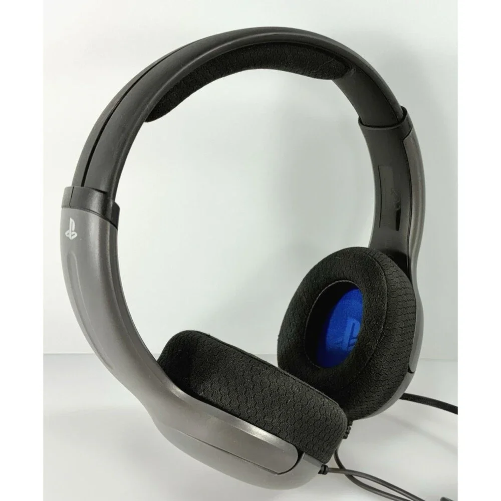 PDP LVL 40 Black Wired Stereo Gaming Stereo Headset for PS4 Model 051-108 Tested